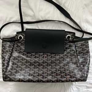 Rouette Souple PM Goyard crossbody bag in black white brown